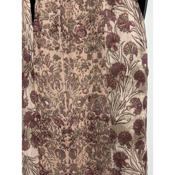 Drew Anthropologie Women Tier Dress Size Medium Pink Boho Keyhole Sleeveless New - Picture 7 of 11